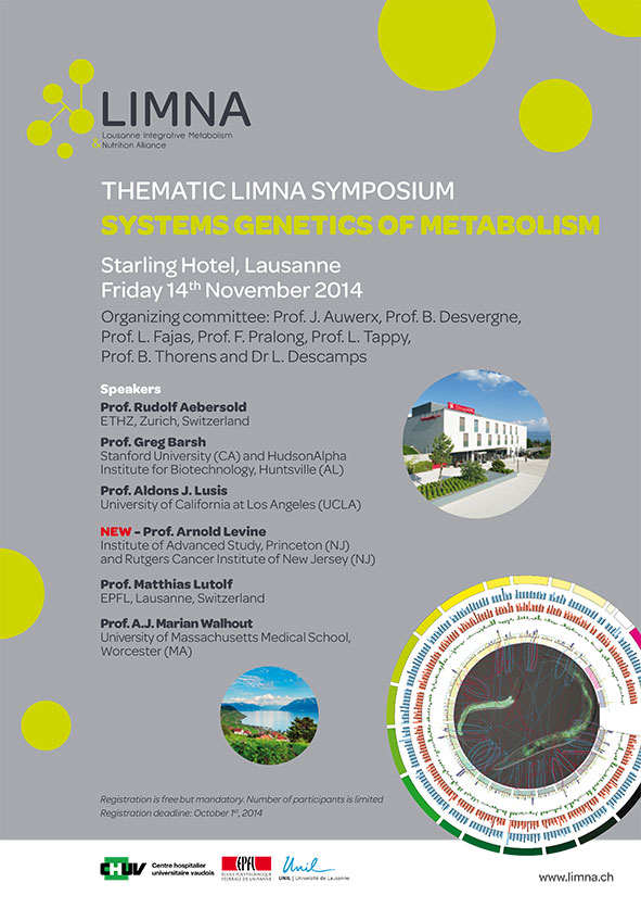 Thematic LIMNA Symposium – Systems Genetics of Metabolism